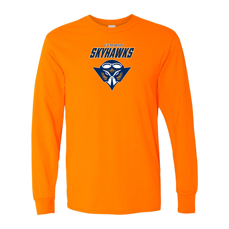 Men's Tennessee Martin Skyhawks Gildan Heavy Cotton Long Sleeve T-Shirt
