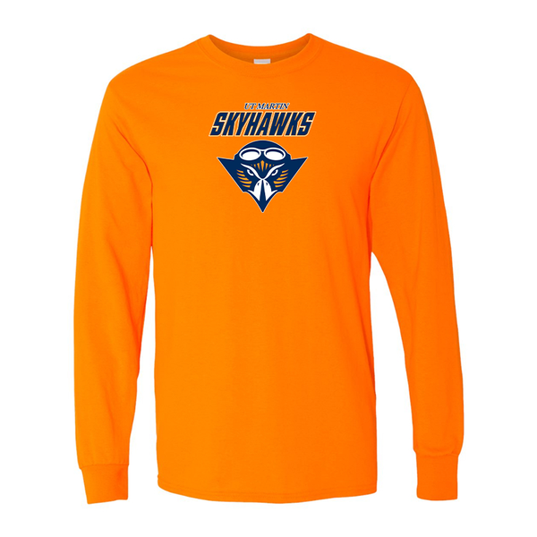Men's Tennessee Martin Skyhawks Gildan Heavy Cotton Long Sleeve T-Shirt