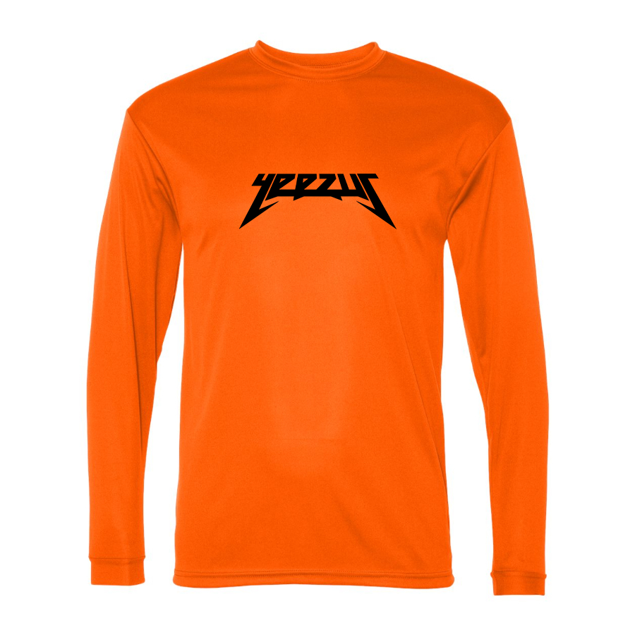 Men’s Kanye West Yeezus Music - Polyester Long Sleeve T-Shirt