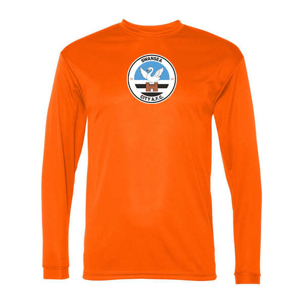 Men's Swansea City Soccer Performance Long Sleeve T-Shirt