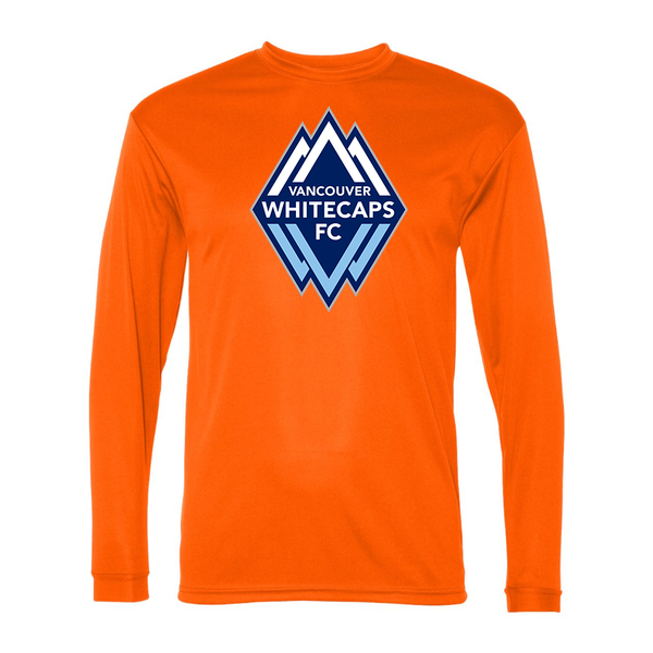 Men's Vancouver Whitecaps FC Polyester Long Sleeve T-Shirt