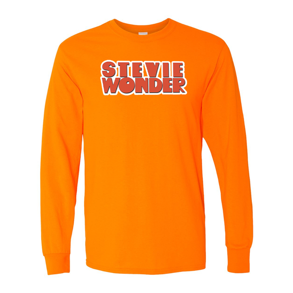 Men's Stevie-Wonder Gildan Heavy Cotton Long Sleeve T-Shirt