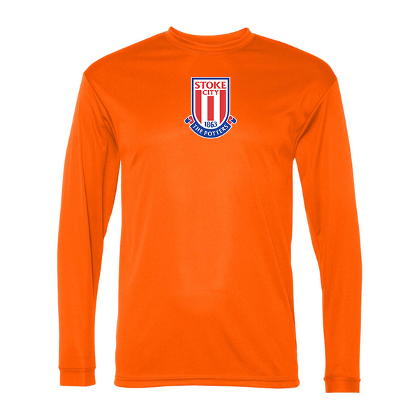 Men's Stoke City Soccer Performance Long Sleeve T-Shirt