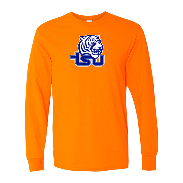 Men's Tennessee State Tigers Gildan Heavy Cotton Long Sleeve T-Shirt