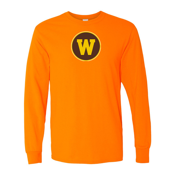 Men's Western Michigan Broncos Gildan Heavy Cotton Long Sleeve T-Shirt