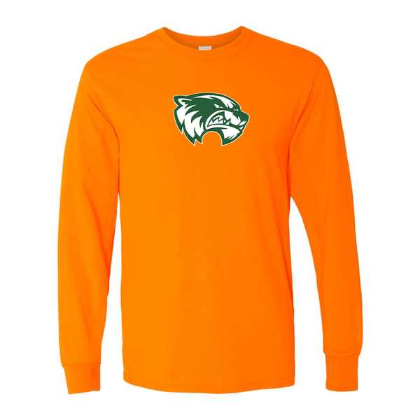 Men's  Utah Valley Wolverines Gildan Heavy Cotton Long Sleeve T-Shirt