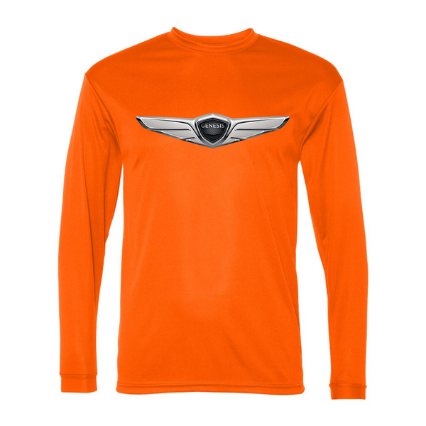 Men's  Genesis Car Polyester Long Sleeve T-Shirt