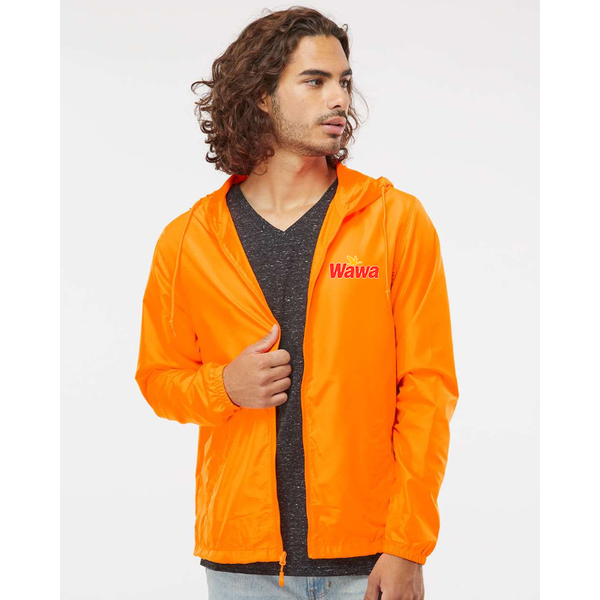 Men's  Wawa Gas Station Independent Trading Co Lightweight Windbreaker Full-Zip Jacket