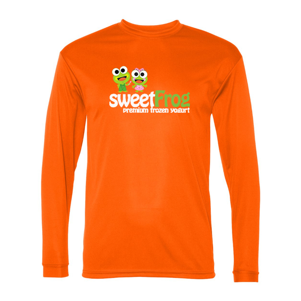 Men's SweetFrog Frozen Yogurt Polyester Long Sleeve T-Shirt