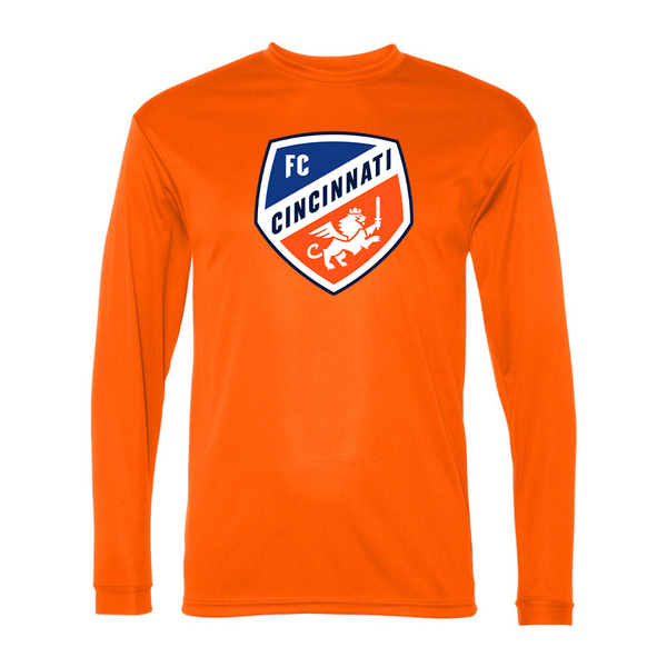 Men's  FC Cincinnati Polyester Long Sleeve T-Shirt