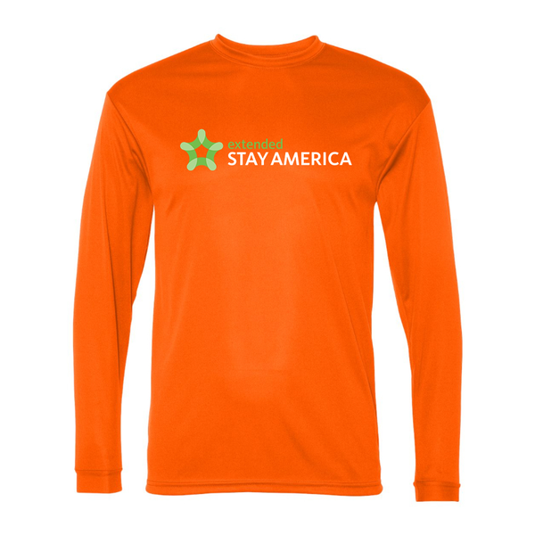Men's  Extended Stay America  Polyester Long Sleeve T-Shirt
