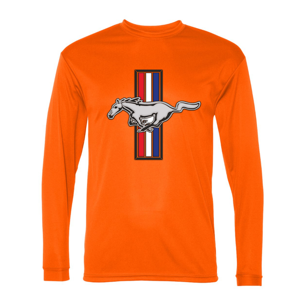 Men's Mustang Polyester Long Sleeve T-Shirt