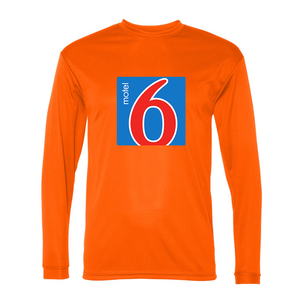 Men's Motel 6 Polyester Long Sleeve T-Shirt