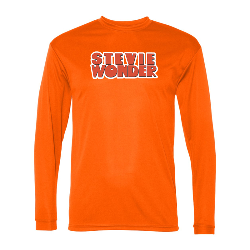 Men's  Stevie-Wonder Performance Long Sleeve T-Shirt