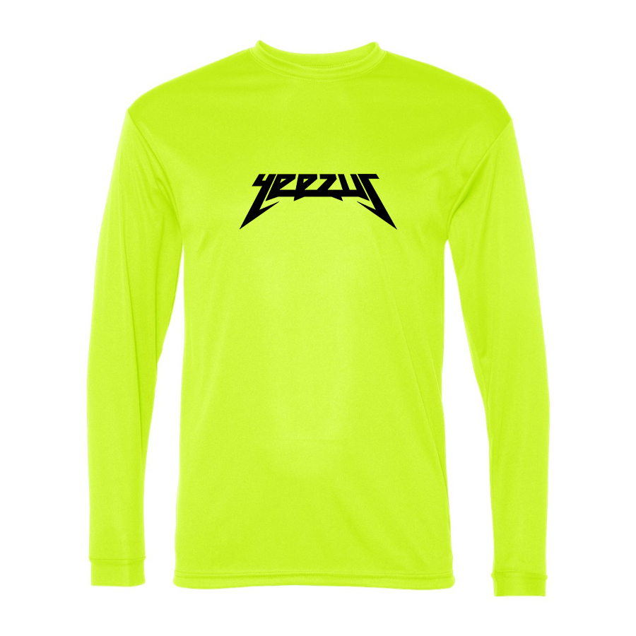 Men’s Kanye West Yeezus Music - Polyester Long Sleeve T-Shirt