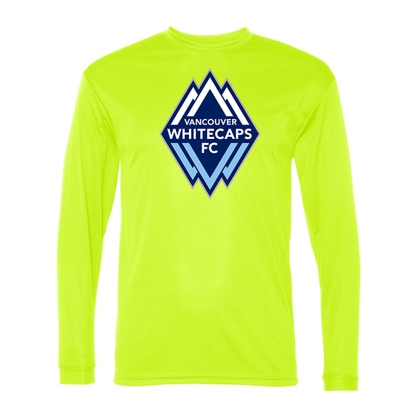 Men's Vancouver Whitecaps FC Polyester Long Sleeve T-Shirt