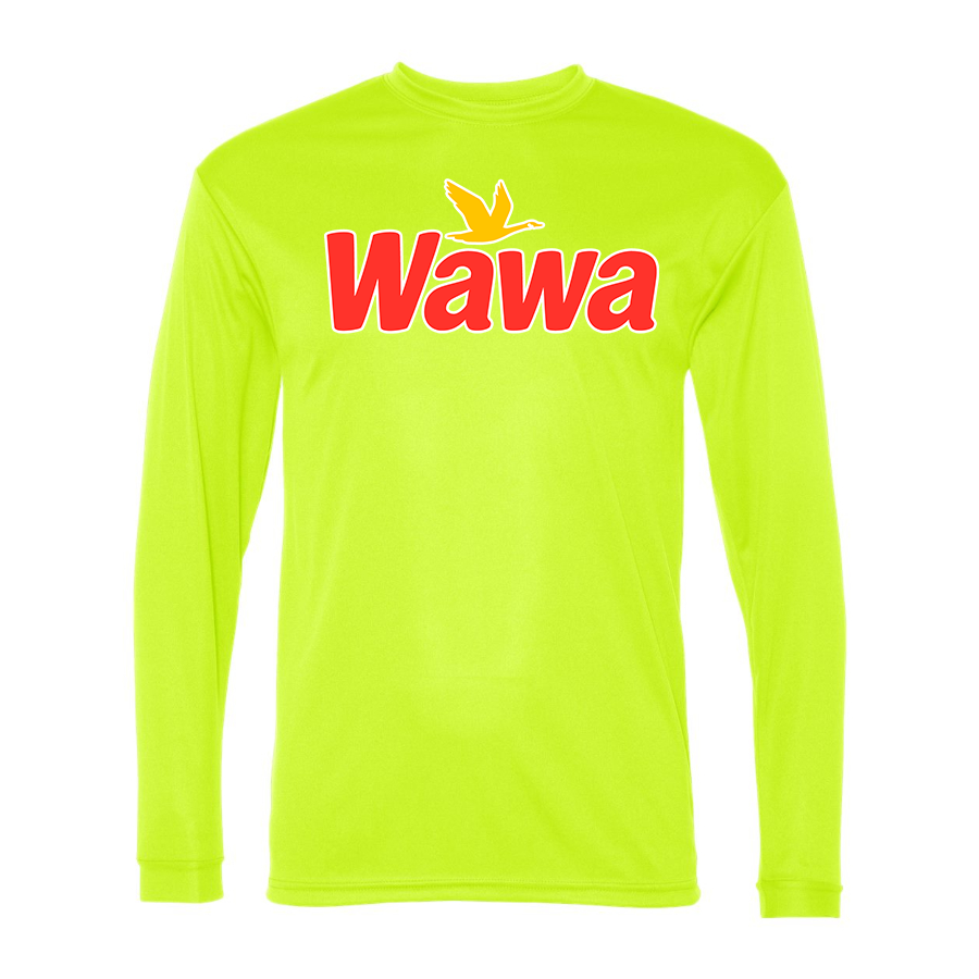 Men's  Wawa Gas Station  Performance Long Sleeve T-Shirt