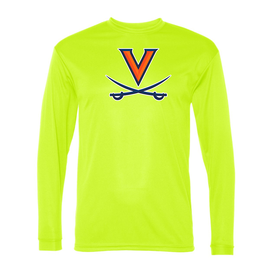 Men's  Virginia Cavaliers  Polyester Long Sleeve T-Shirt
