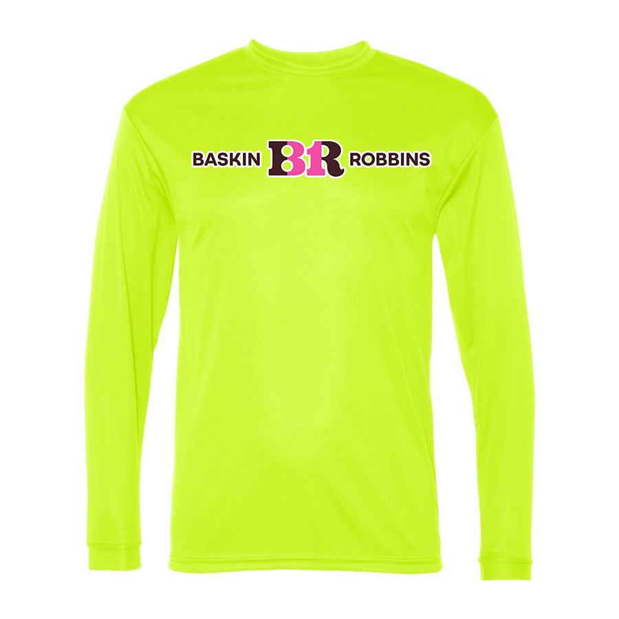 Men's Baskin-Rоbbins Polyester Long Sleeve T-Shirt