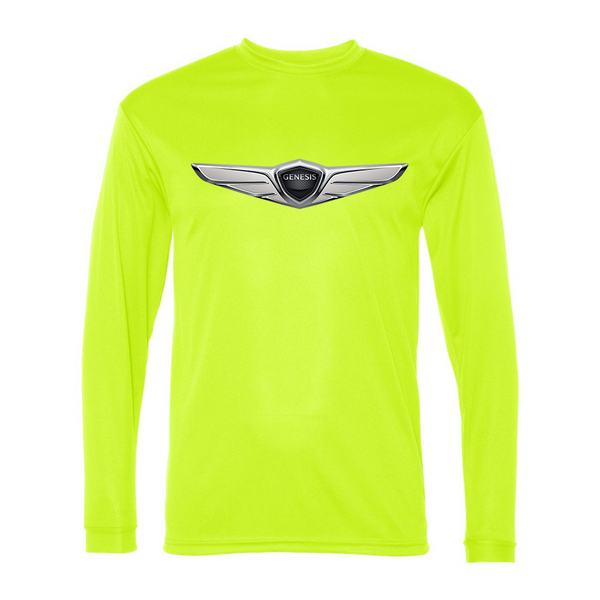 Men's  Genesis Car Polyester Long Sleeve T-Shirt