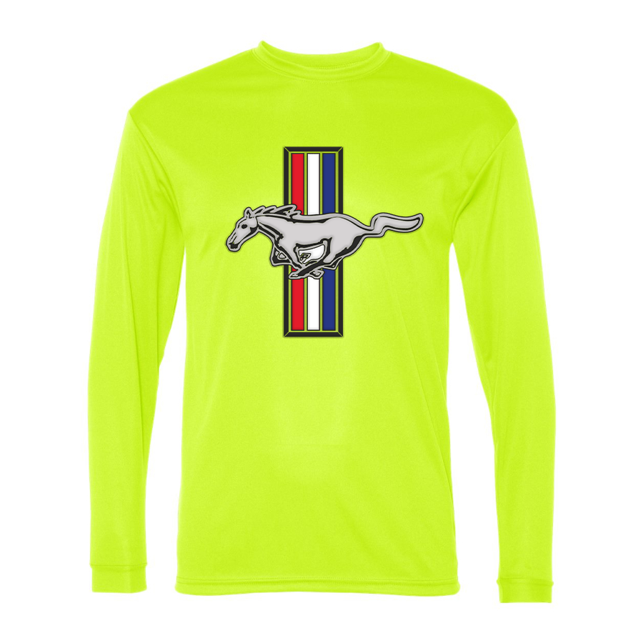 Men's Mustang Polyester Long Sleeve T-Shirt