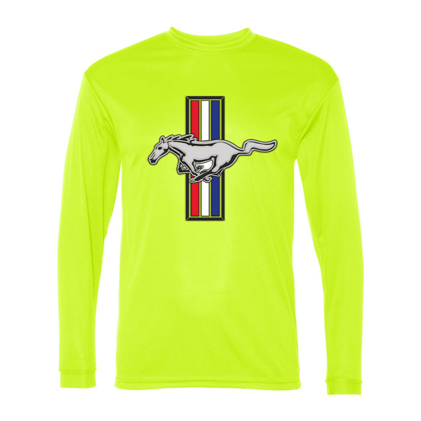 Men's Mustang Polyester Long Sleeve T-Shirt