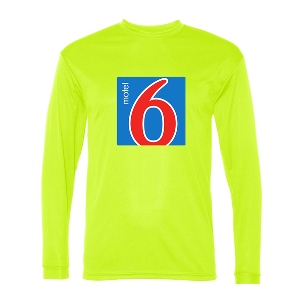 Men's Motel 6 Polyester Long Sleeve T-Shirt