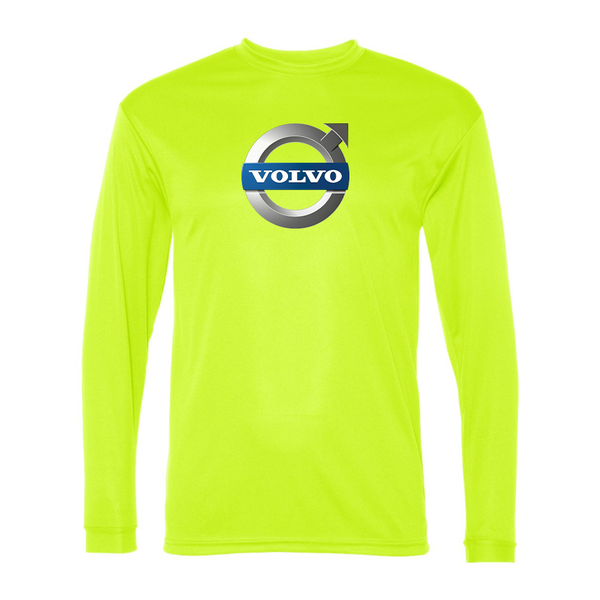 Men's Volvo car Polyester Long Sleeve T-Shirt