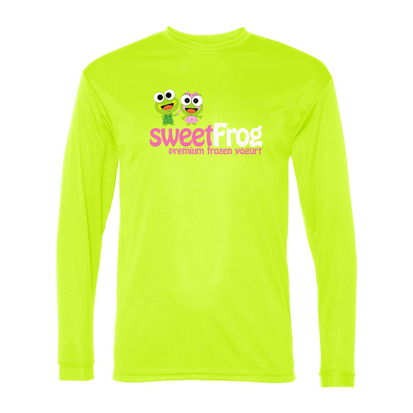Men's SweetFrog Frozen Yogurt Polyester Long Sleeve T-Shirt