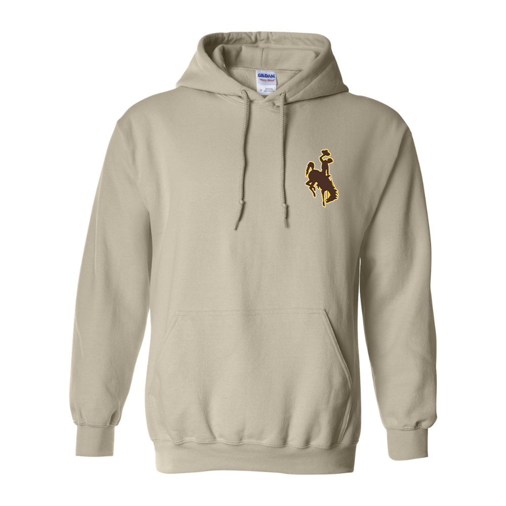 Men's  Wyoming Cowboys  Gildan  Heavy Blend Hooded Sweatshirt