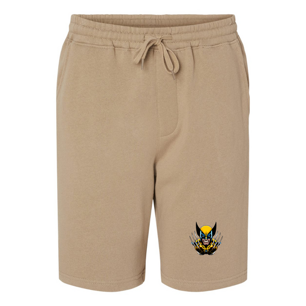Men's  Wolverine 2025 Art   Independent Trading Co Midweight Fleece Shorts
