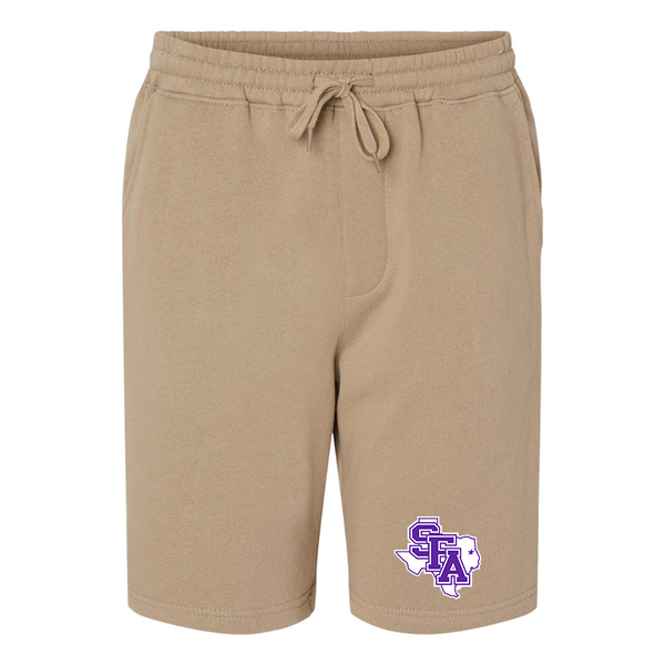 Men's  Stephen F. Austin Lumberjacks  Independent Trading Co Midweight Fleece Shorts