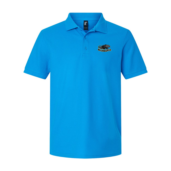 Men's Wisconsin Milwaukee Panthers Gildan Hammer Pique Polo