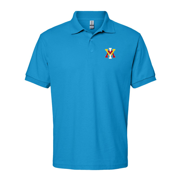 Men's  VMI Keydets Gildan Dry Blend Jersey Polo