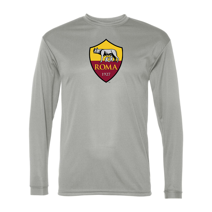 AS Roma FC Polyester Long Sleeve T-Shirt