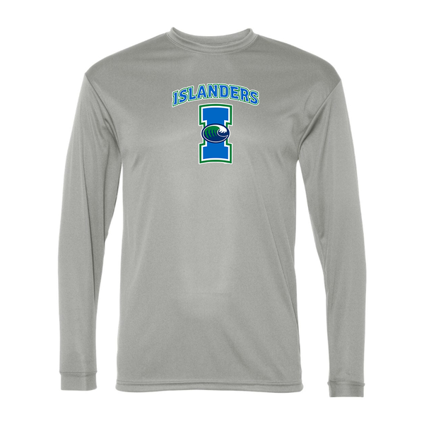 Men's Texas AM CC Islanders  Polyester Long Sleeve T-Shirt