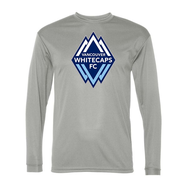 Men's Vancouver Whitecaps FC Polyester Long Sleeve T-Shirt