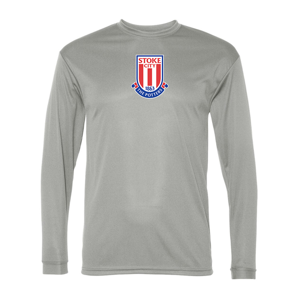 Men's Stoke City Soccer Performance Long Sleeve T-Shirt