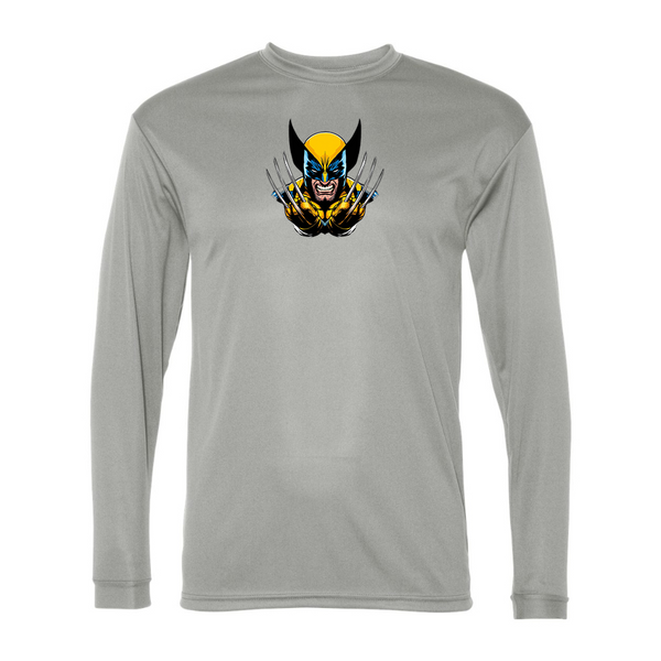 Men's Wolverine 2025 Art   Performance Long Sleeve T-Shirt