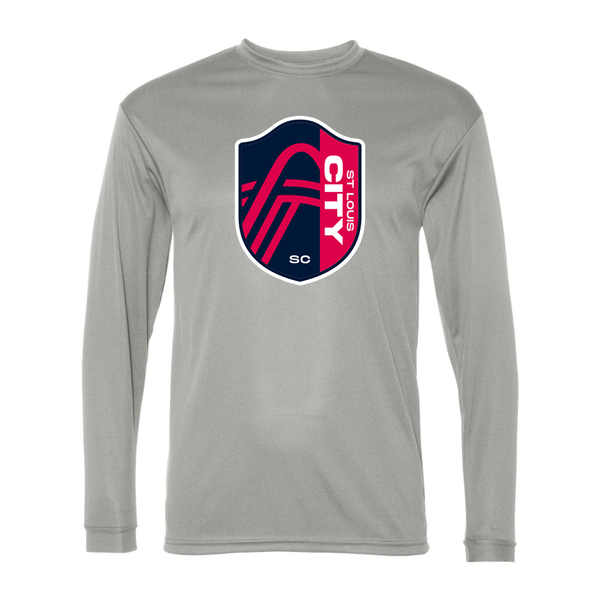 Men's St. Louis City Soccer Polyester Long Sleeve T-Shirt