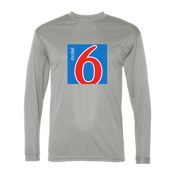 Men's Motel 6 Polyester Long Sleeve T-Shirt