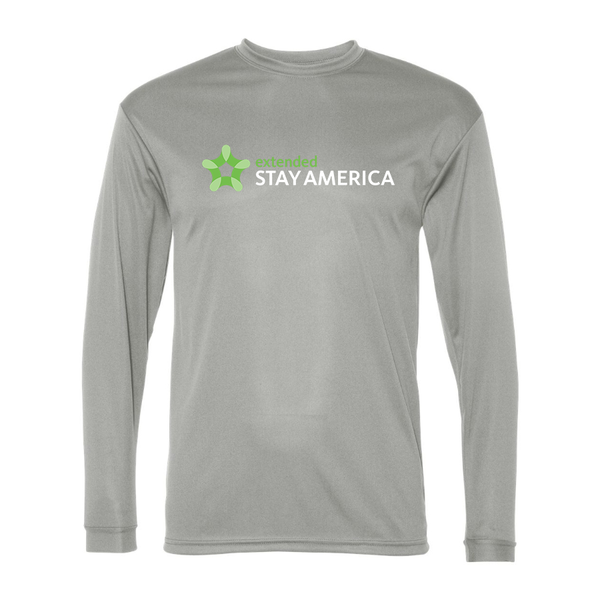 Men's  Extended Stay America  Polyester Long Sleeve T-Shirt