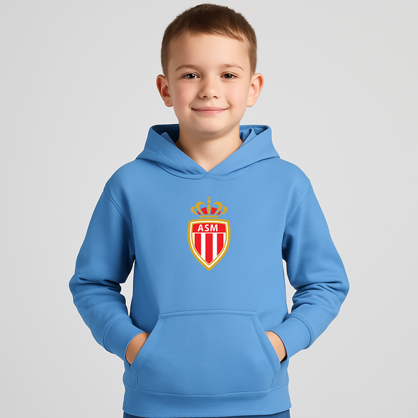 Youth Kids AS Monaco FC Pullover Hoodie