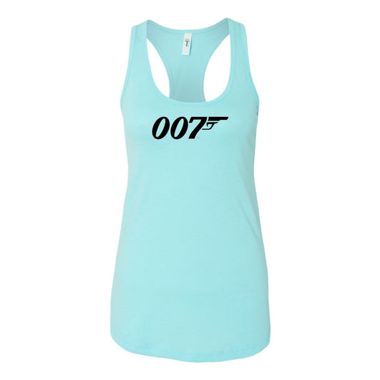 Women's 007 James Bond Movie Racerback Tank Top