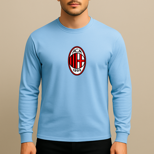 Men’s AC Milan Soccer Long Sleeve T-Shirt