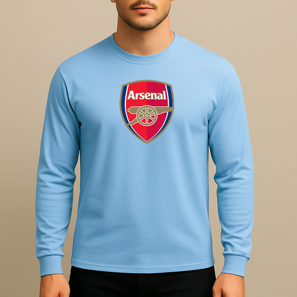 Men's Arsenal Soccer Long Sleeve T-Shirt