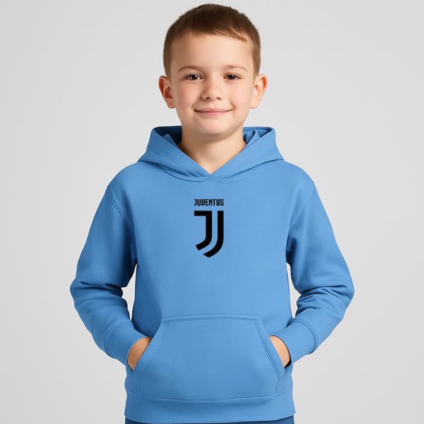 Youth Kids Juventus Soccer Pullover Hoodie