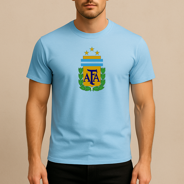 Men's Argentina National Soccer Team Cotton T-Shirt