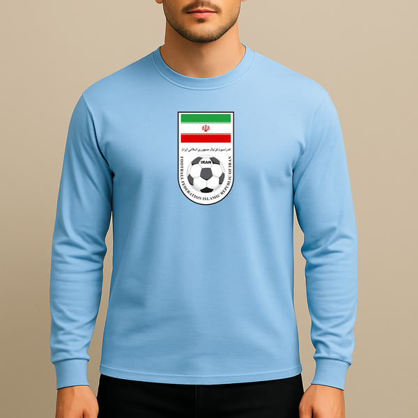 Men's Iran National Soccer Team Long Sleeve T-Shirt