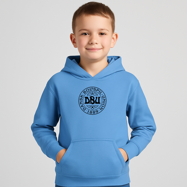 Youth Kids Denmark Soccer Pullover Hoodie